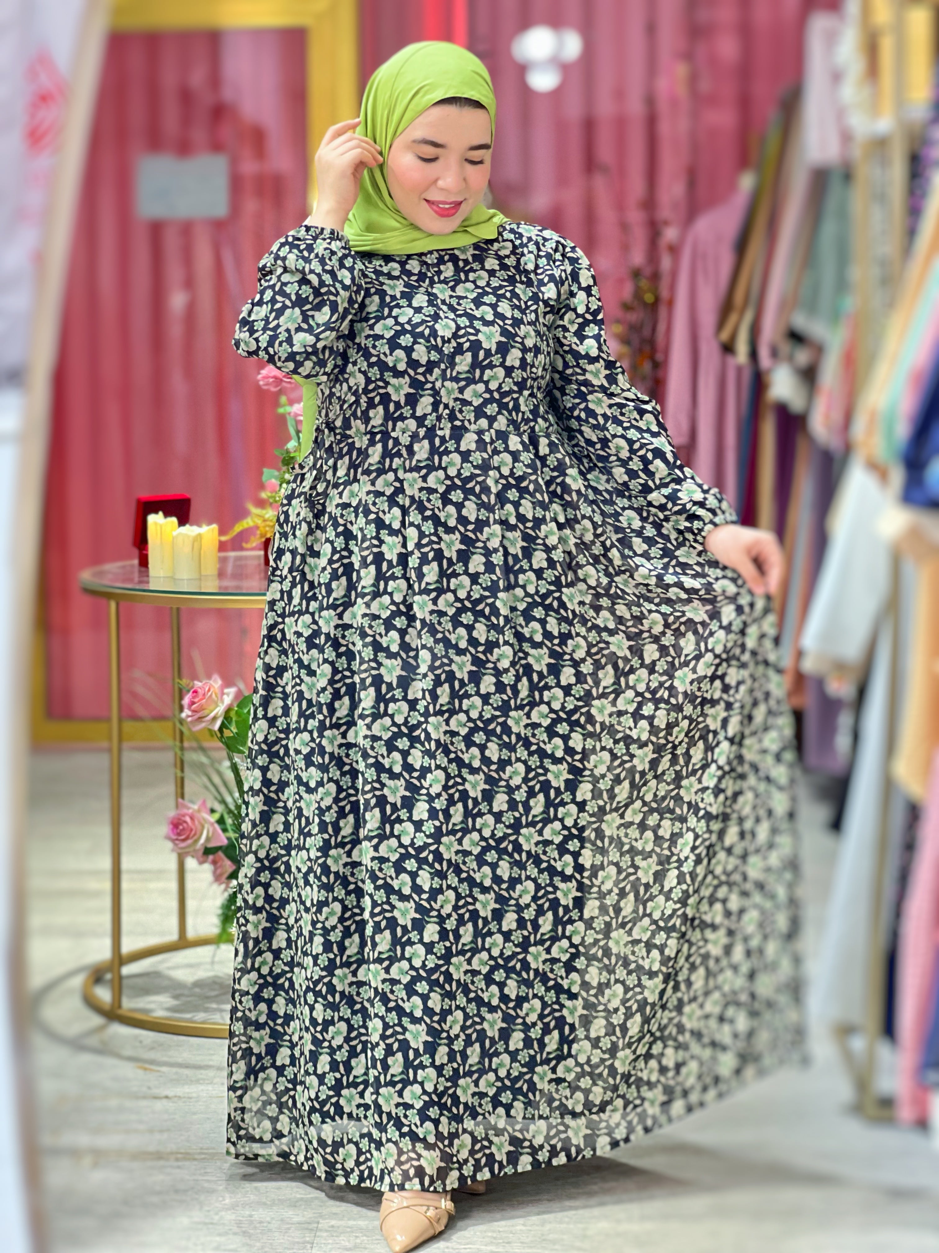 Robe NAWARA Vert