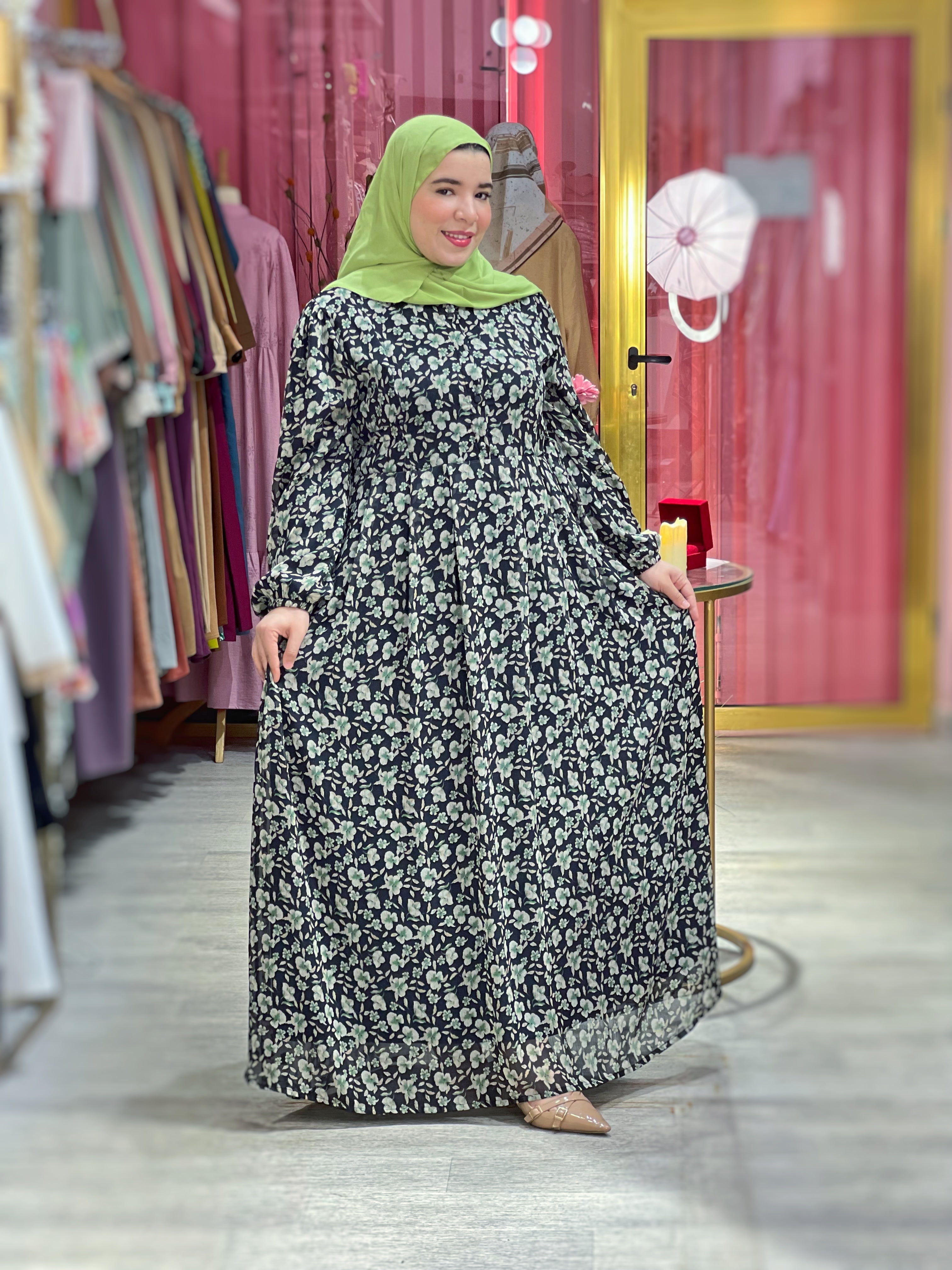 Robe NAWARA Vert