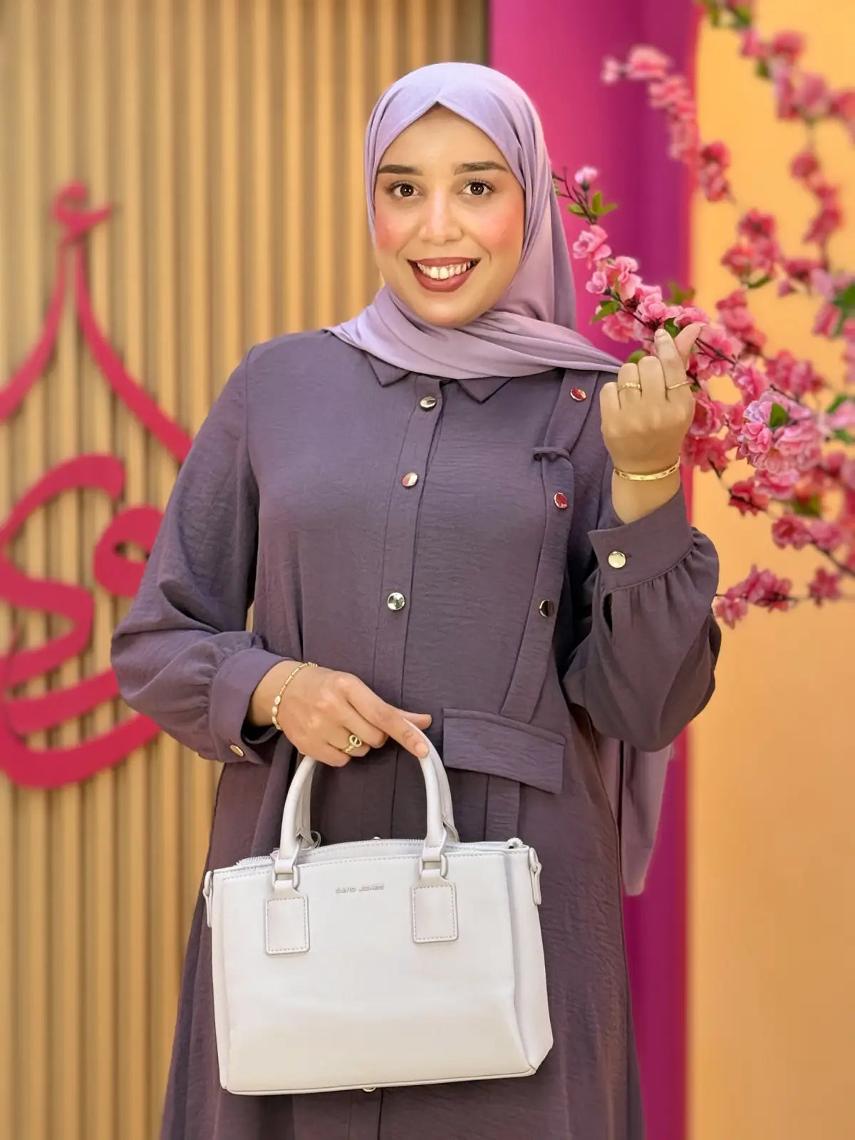 طقم بيان بنفسجي