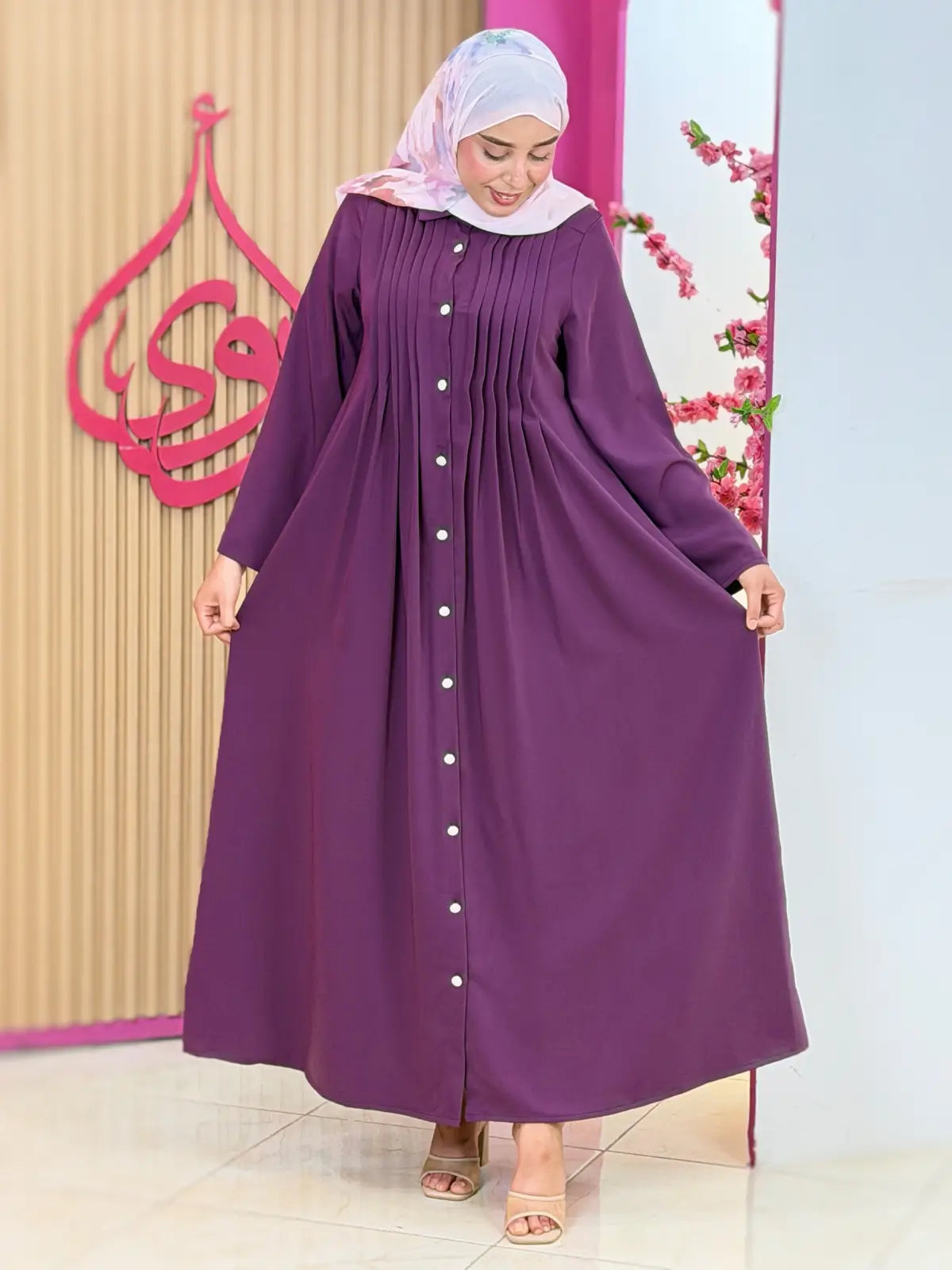 فستان ريماس بنفسجي