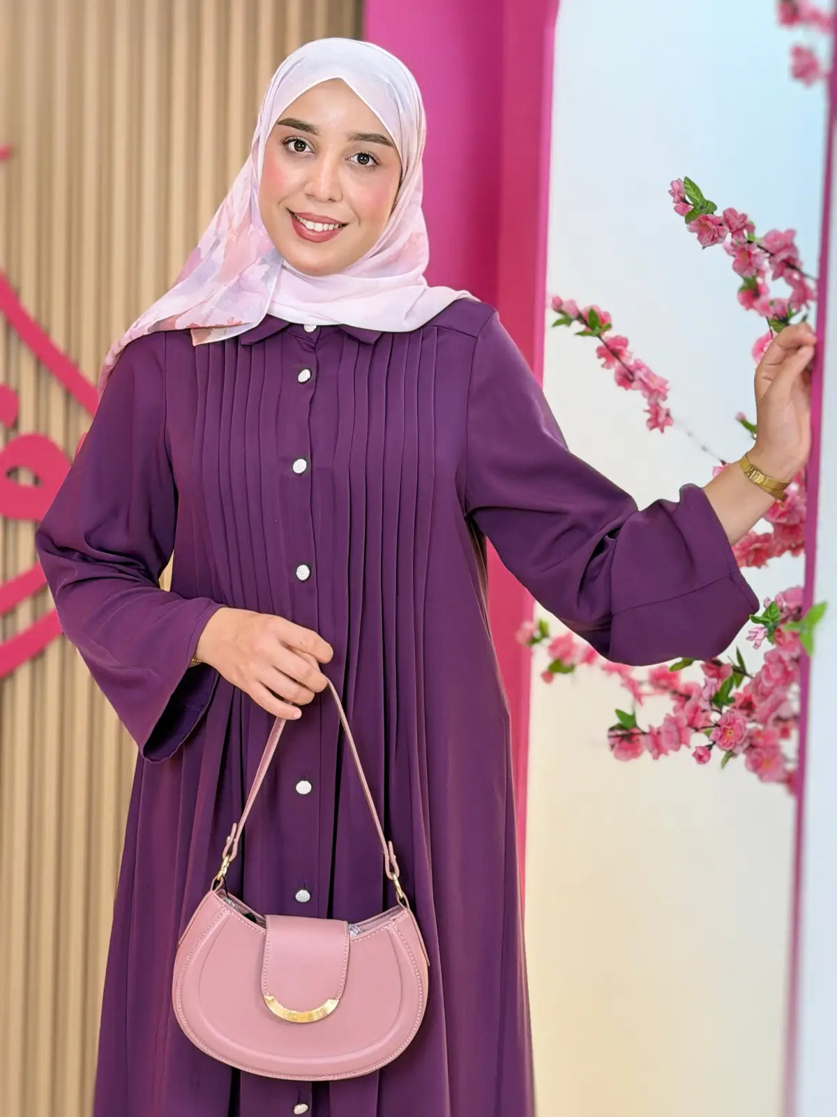 فستان ريماس بنفسجي