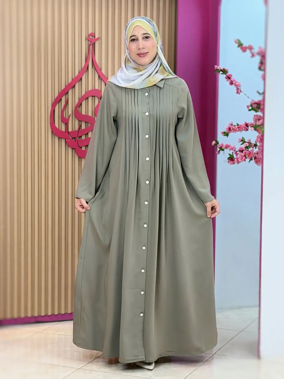 فستان ريماس اخضر