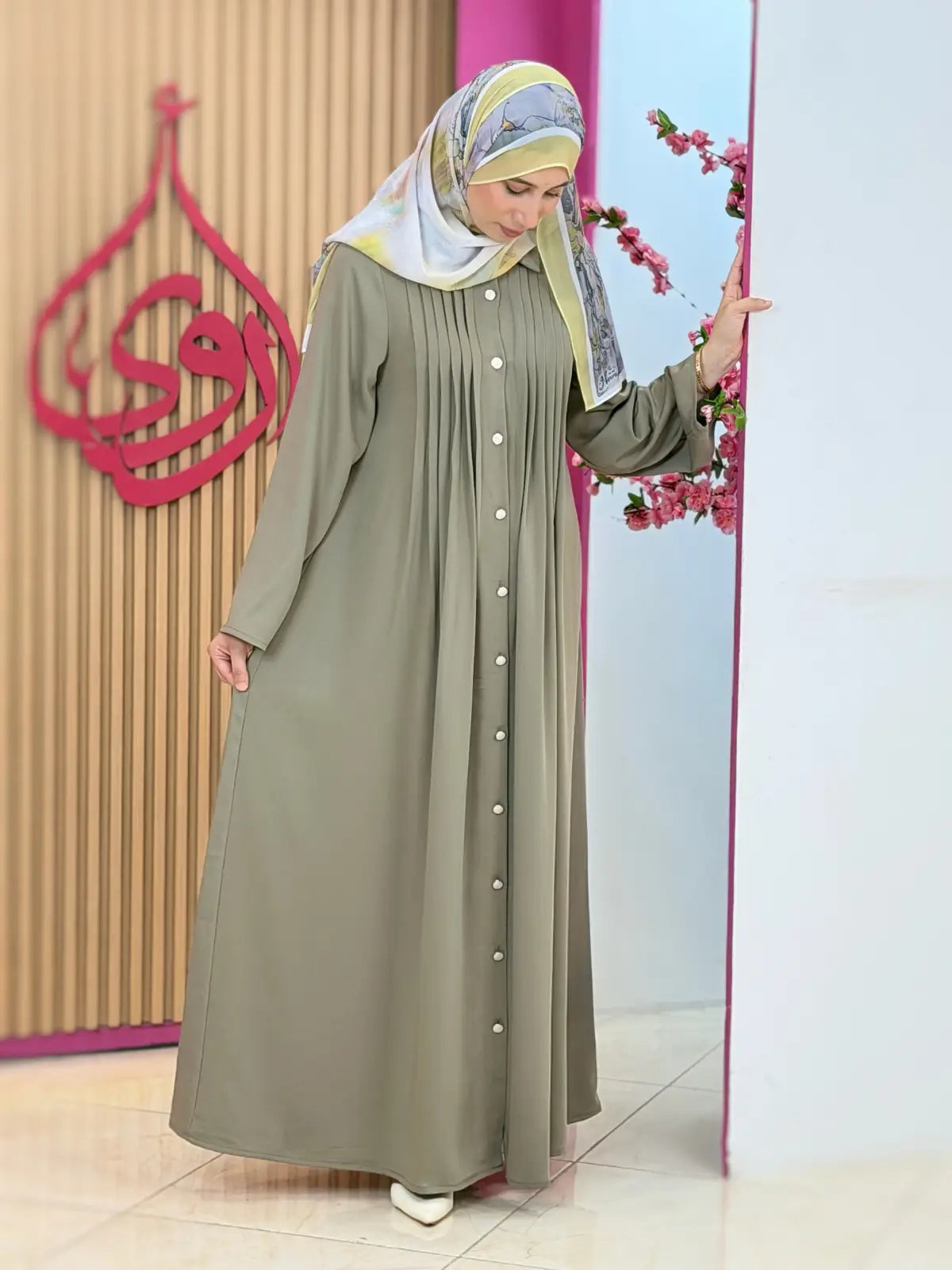 فستان ريماس اخضر
