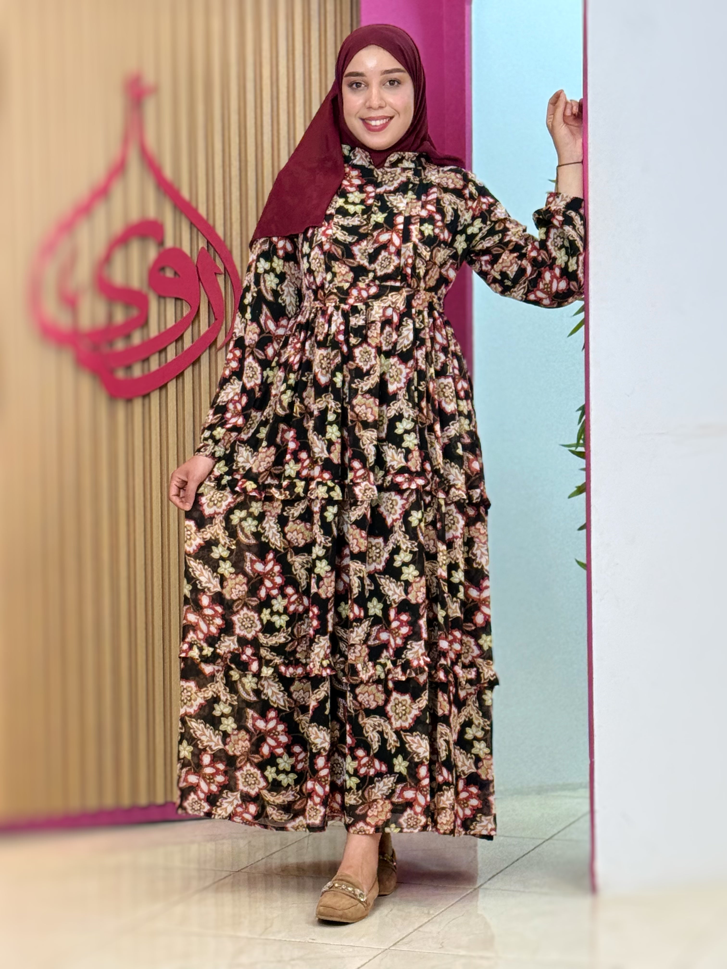 فستان نسمة أسود