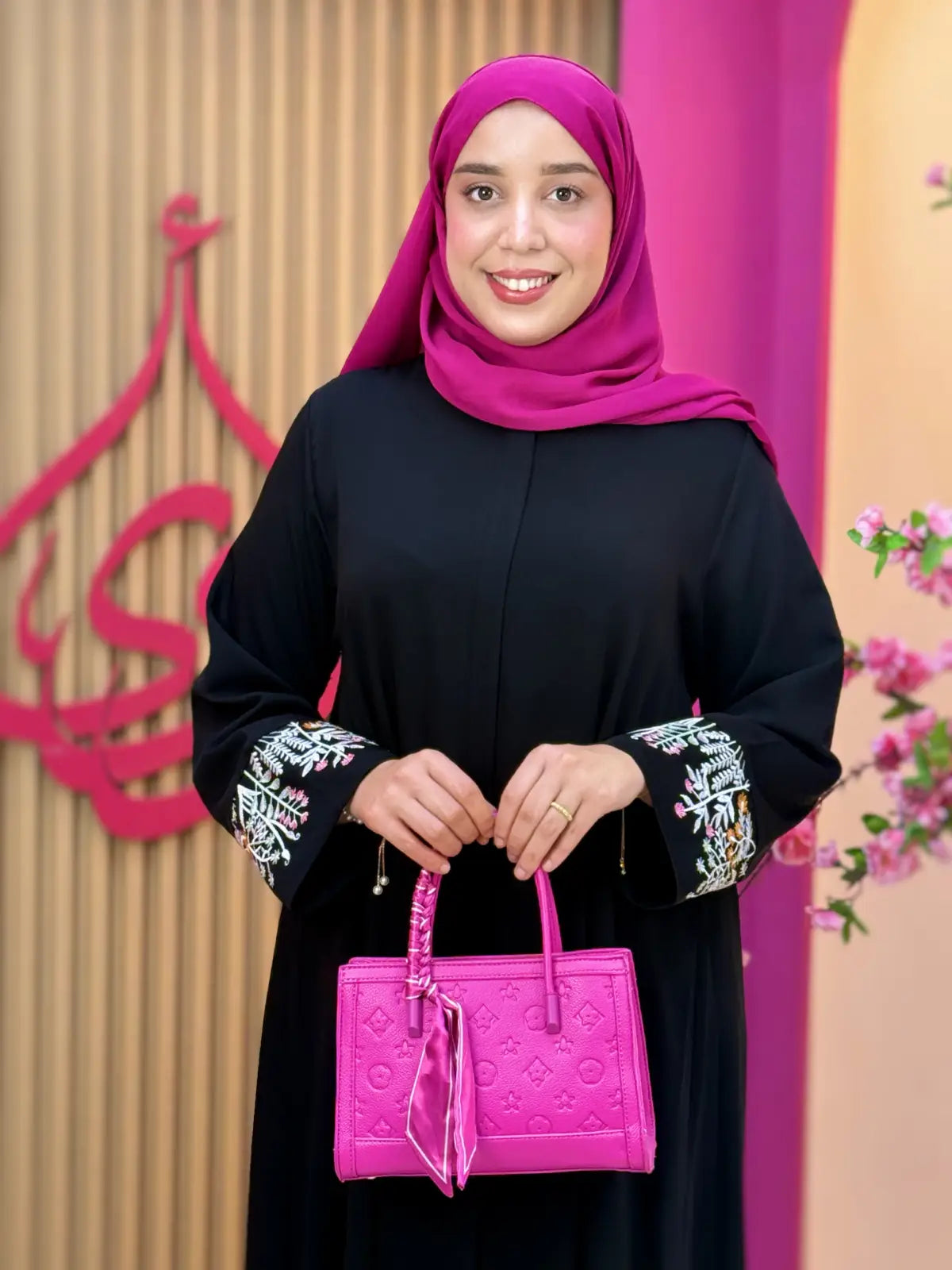 عباية بسمة أسود